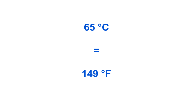 65 C to Fahrenheit